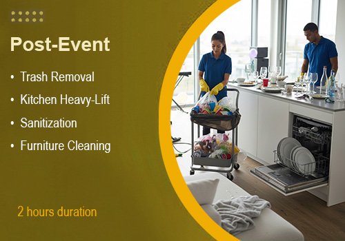 Post-Event Room Cleaning